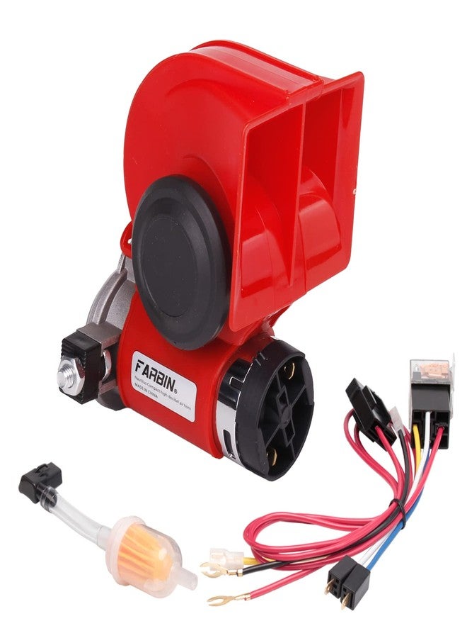 FARBIN Train Horn for Truck 12v 150db Loud Car Horn Snail Air Horn with Air Pump for truck car boat van lorry SUV RV motorcycle off road - Image 1